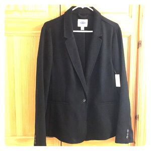 Old Navy Black Fall/Winter unlined Blazer NWT XL
